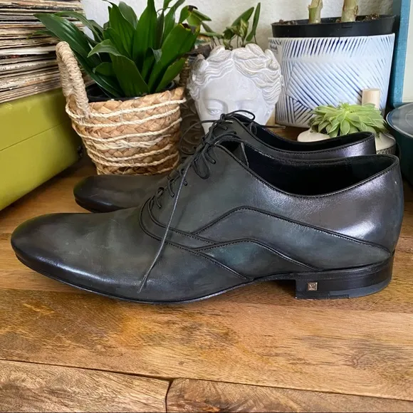 Elegant Black Leather Men's Dress Shoes