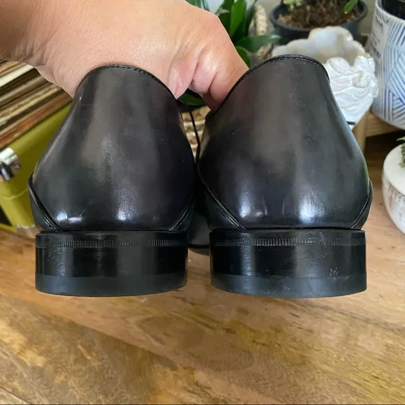 Elegant Black Leather Men's Dress Shoes