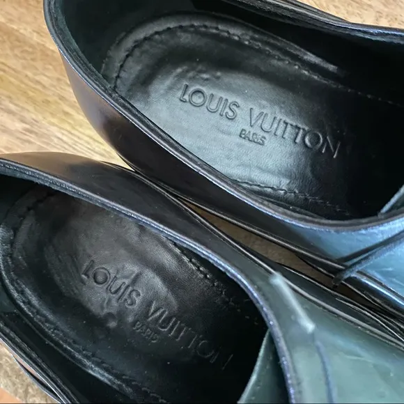 Elegant Black Leather Men's Dress Shoes