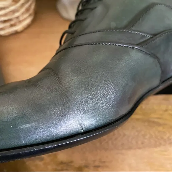 Elegant Black Leather Men's Dress Shoes