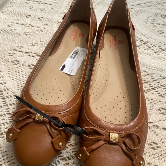 Elegant Brown Quilted Ballet Flats