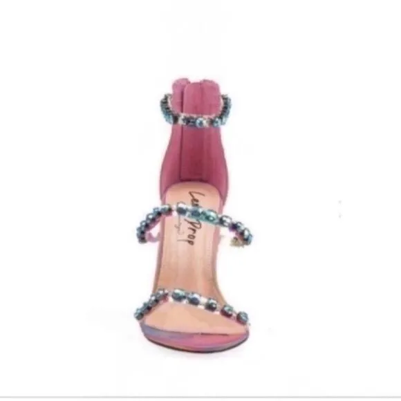 Elegant Multicolor Strappy Heels