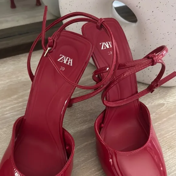 Elegant Red Stiletto Heels