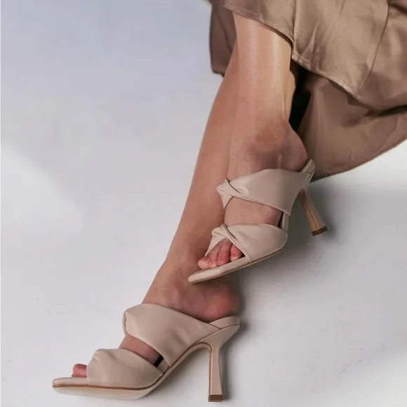 Elegant Tan Women's Heels