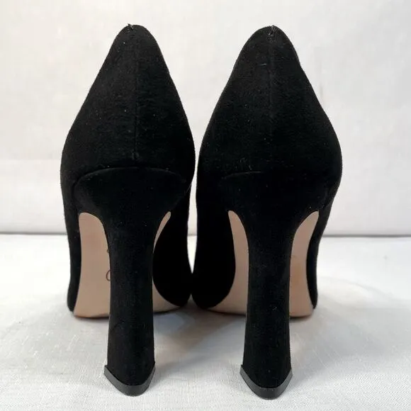 Elegant Black Suede  4” Heel Jessica Simpson Pumps size 7 Like New