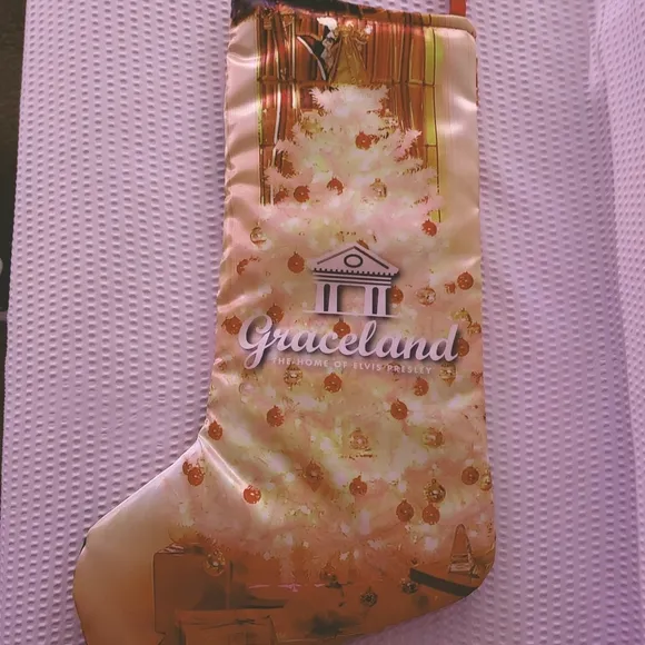Elvis sneakers and Christmas stocking