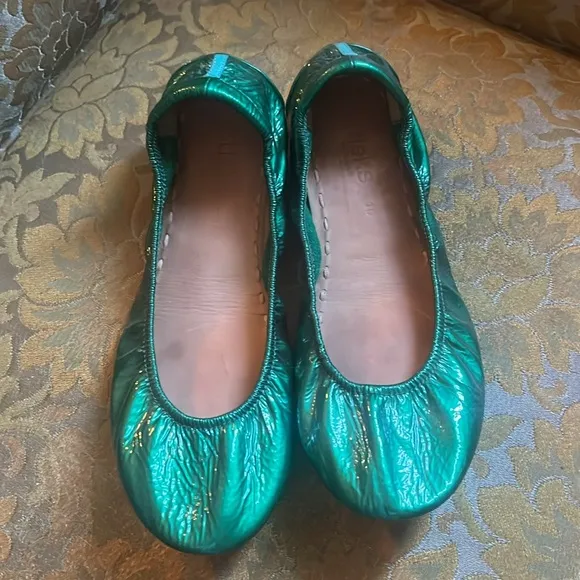 Emerald Tieks Green Ballet Flats