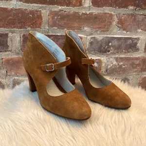 Eric Michael Suede Heels/Booties, Size 5.5