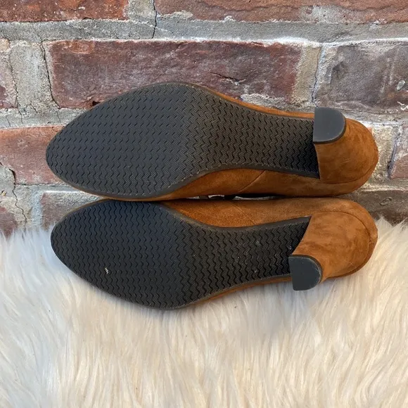 Eric Michael Suede Heels/Booties, Size 5.5