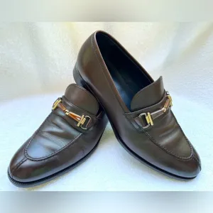 Ermenegildo Zegna Elegant Brown Leather Loafers - 10