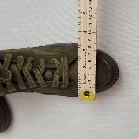 Essercito Italiano Olive Green High-Top UNISEX Sneakers  Sz40.(M7.5-8)(W 9.5-10)