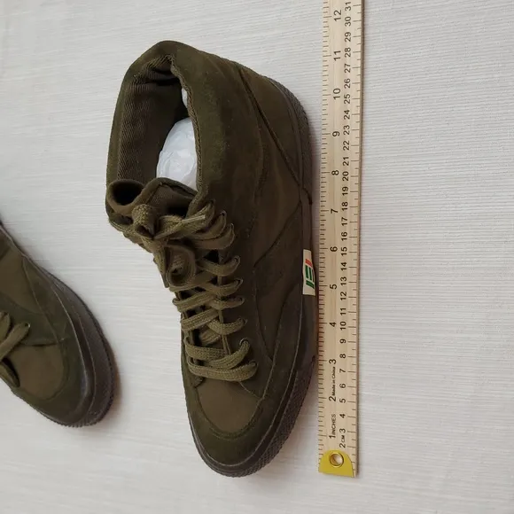 Essercito Italiano Olive Green High-Top UNISEX Sneakers  Sz40.(M7.5-8)(W 9.5-10)
