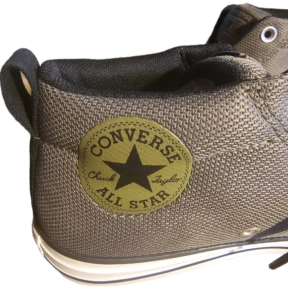 EUC | Converse All Star | Unisex | Juniors Street Mid 🫒'Olive Green'🫒 | Size 4