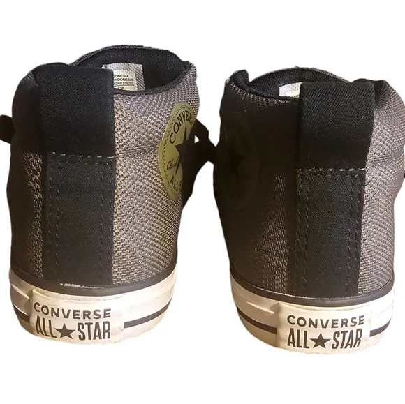 EUC | Converse All Star | Unisex | Juniors Street Mid 🫒'Olive Green'🫒 | Size 4