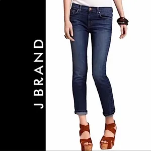 EUC J BRAND sz26 cropped “the skinny” Jeans in “”ink” excellent condition!