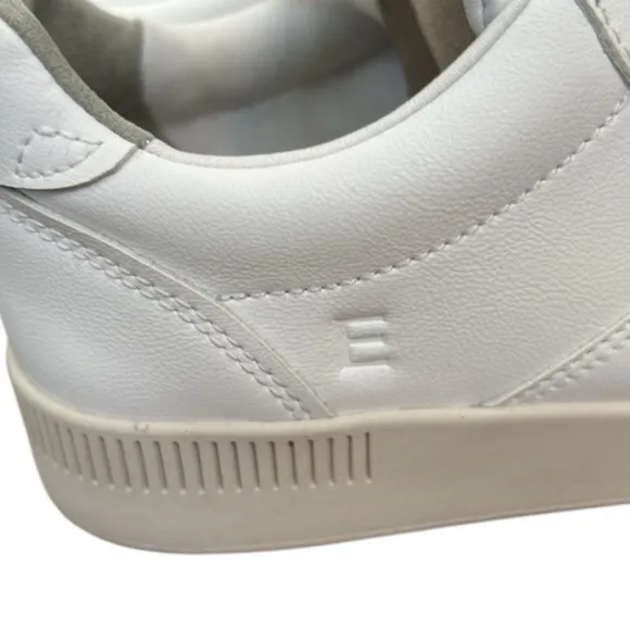 Everlane The ReLeather Court Sneakers Size 5 In White