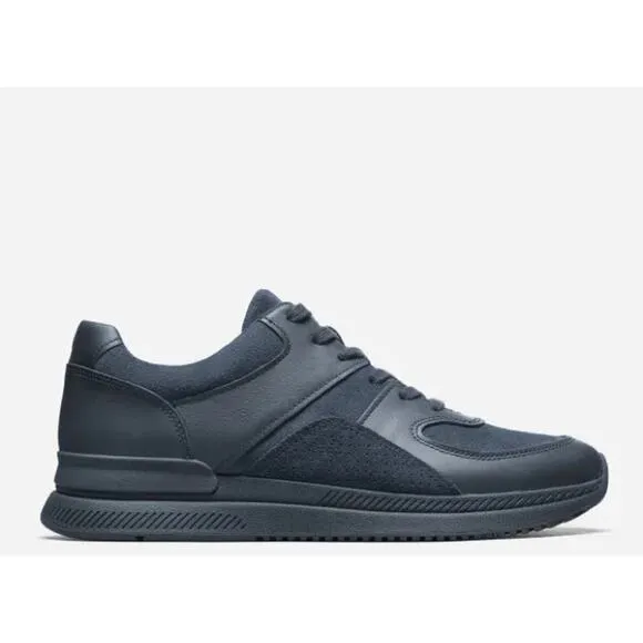 Everlane Unisex The Trainer Suede Sneakers Navy Blue