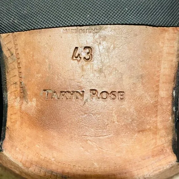 Excellent Mens Dress Shoes TARYN ROSE made in Italy Size 10 US 9 UK 43 EUR size