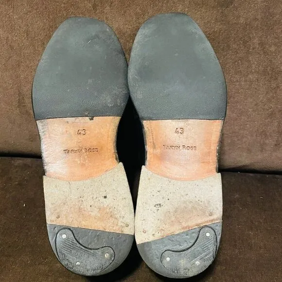 Excellent Mens Dress Shoes TARYN ROSE made in Italy Size 10 US 9 UK 43 EUR size