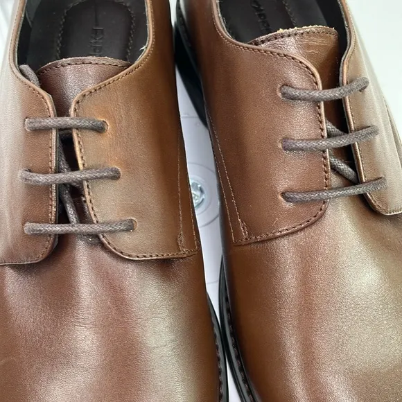 Express Men’s Polish Casual Leather Dress Shoes Brown Size 11 #542