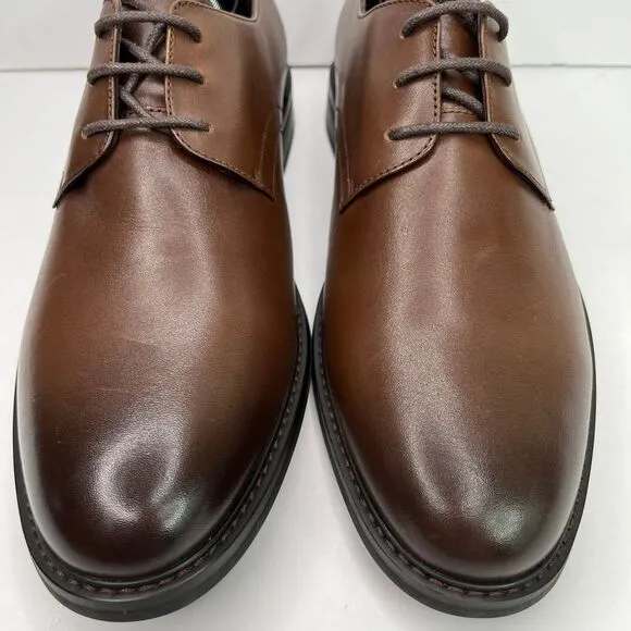 Express Men’s Polish Casual Leather Dress Shoes Brown Size 11 #542