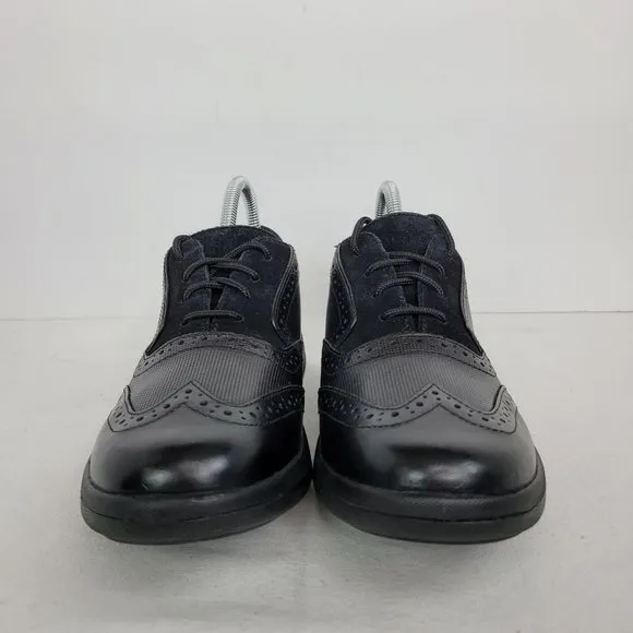Fast Forward Technology Men's Dress Shoes Black Leather MC008 BBB US Size 7.5