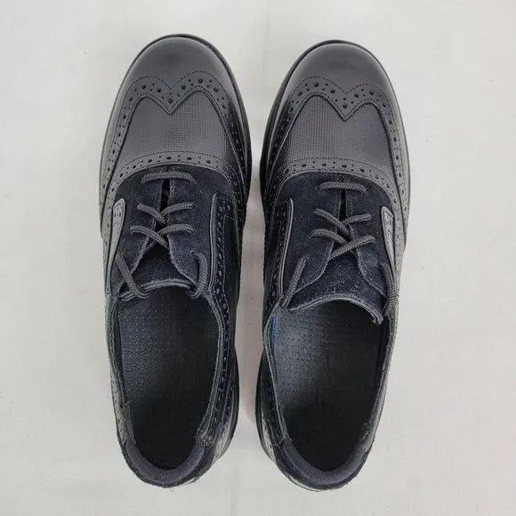 Fast Forward Technology Men's Dress Shoes Black Leather MC008 BBB US Size 7.5