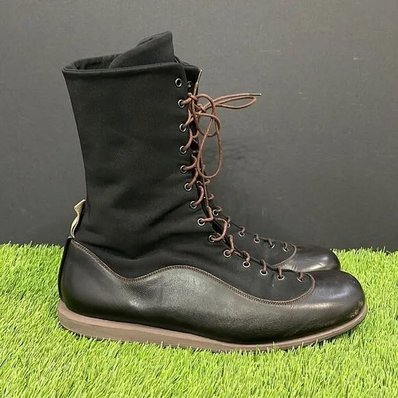 Fausto Santini Leather Lace Up Boots