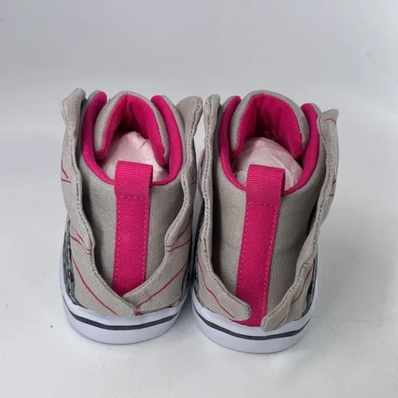 Feiyue Delta Mid Animal (Dragon)‎ Grey/Fuchsia Hi Top Sneakers Kids Youth NIB