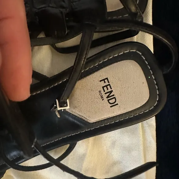 FENDI summer sandals size 7.5 or 38 European size