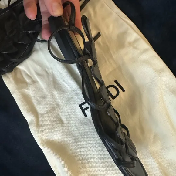 FENDI summer sandals size 7.5 or 38 European size