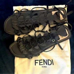 FENDI summer sandals size 7.5 or 38 European size