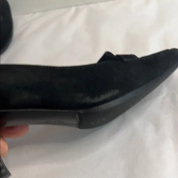 Feragamo Women's Black Suede Loafers
