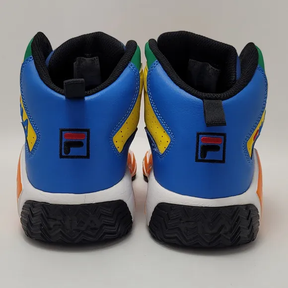 Fila Mb Ps Unisex Boys Multicolor Mid Top Lace Up Sneakers Shoes Youth Size 5