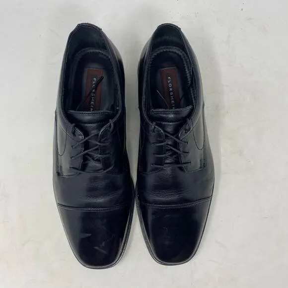 Florsheim Comfortech Midtown Black Dress Shoes Mens Size 12