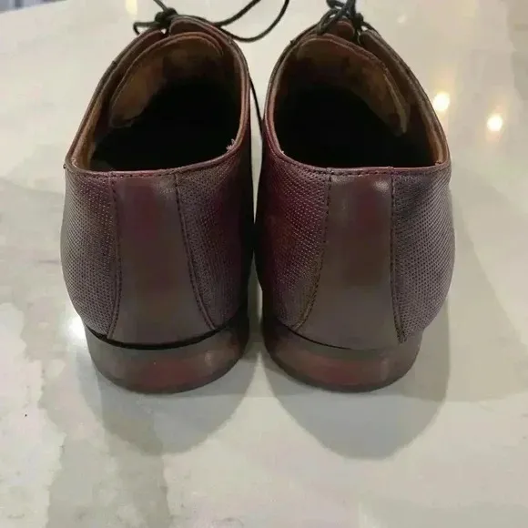 Florsheim Dress Shoes Jackson Oxford Brown Leather Plain Toe Casual Men’s 12D