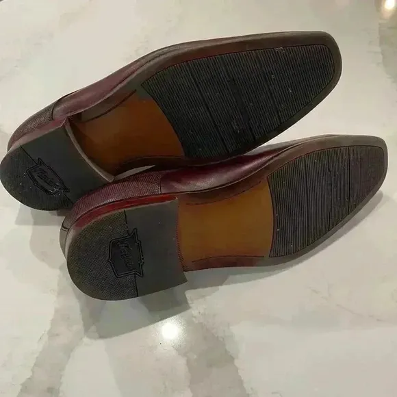 Florsheim Dress Shoes Jackson Oxford Brown Leather Plain Toe Casual Men’s 12D