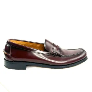 Florsheim Men 10 Brown Leather Penny Loafer Shoe Office Business Dress