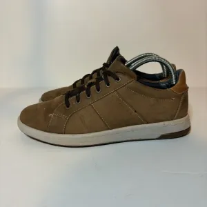 Florsheim Men's Crossover Lace to Toe casual Sneaker brown leather Shoes Sz 8.5M