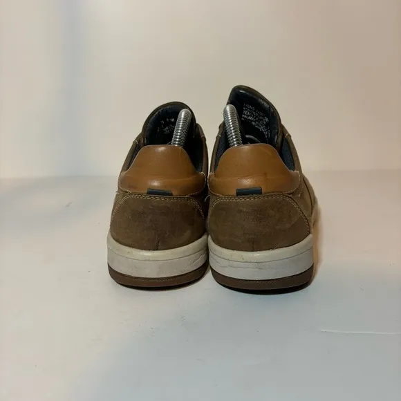 Florsheim Men's Crossover Lace to Toe casual Sneaker brown leather Shoes Sz 8.5M
