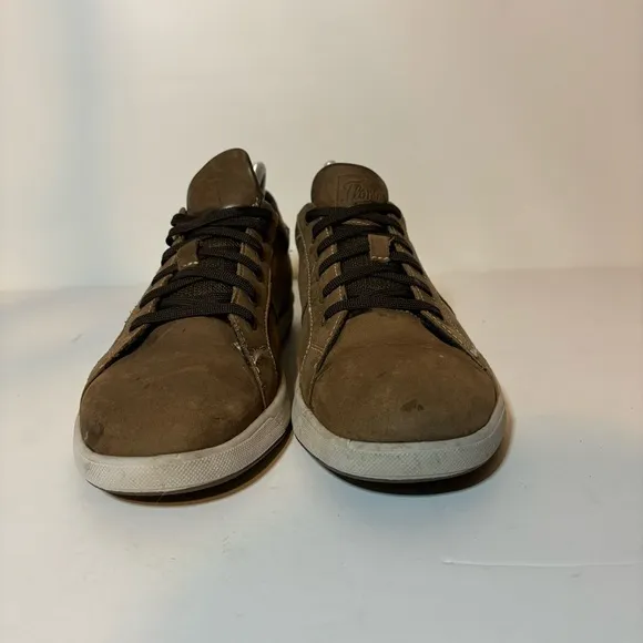 Florsheim Men's Crossover Lace to Toe casual Sneaker brown leather Shoes Sz 8.5M