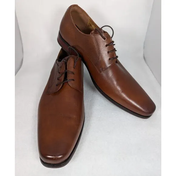 Florsheim mens dress shoes 9.5D NIB style Kierland longated toeTexture side heal