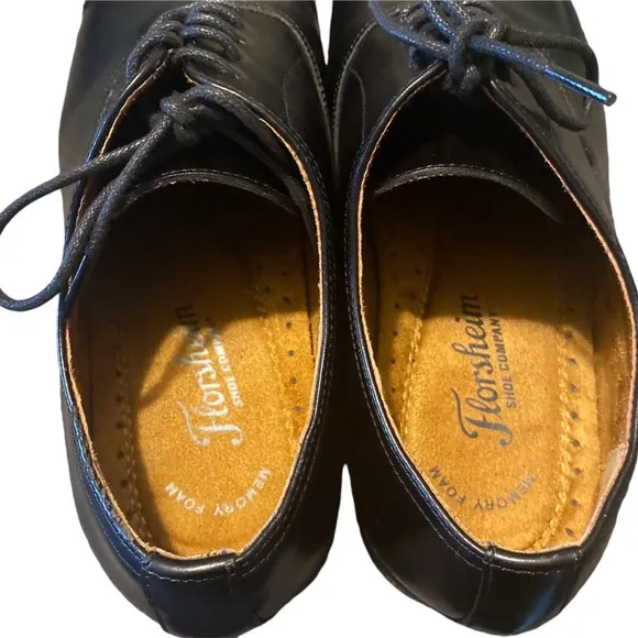 🛒👞🪻Florsheim Men’s shoes Black Corbetta Oxford Cap Toe,Size 9.