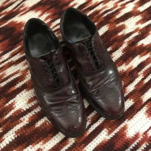 Florsheim Wingtip Oxford Burgundy Oxblood Dress Brogue Shoes Imperial Cordovan