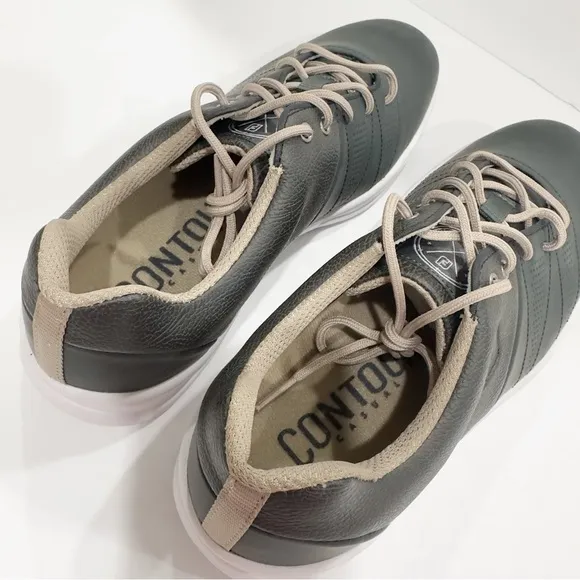 Foot Joy Men's Wide Contour Casual Golf Shoes charcoal Spikeless