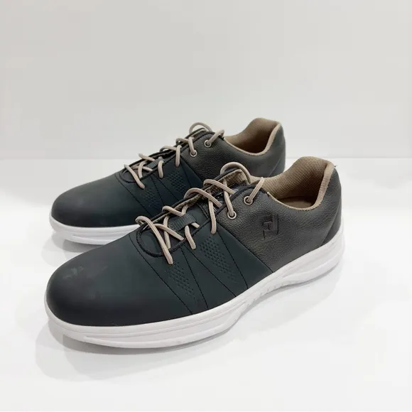 Foot Joy Men's Wide Contour Casual Golf Shoes charcoal Spikeless