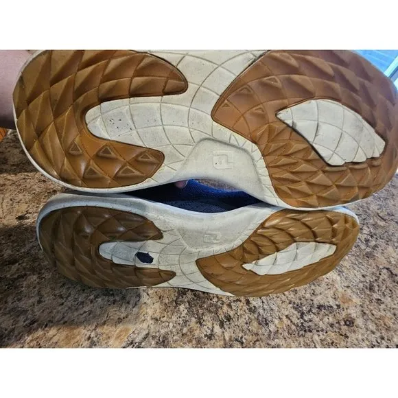 Footjoy Flex LE2 Spikeless Golf Shoes Blue Men's Size 10.5 Athletic