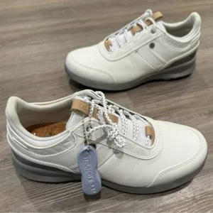 FootJoy Stratos Luxury Casual Spikeless Off White 90111 Golf Shoes Sneakers