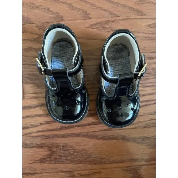 Footmates Black Baby Shoes Harper