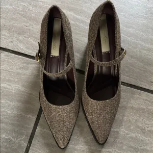 Franco Sarto Women's Brown Mary Jane Heels